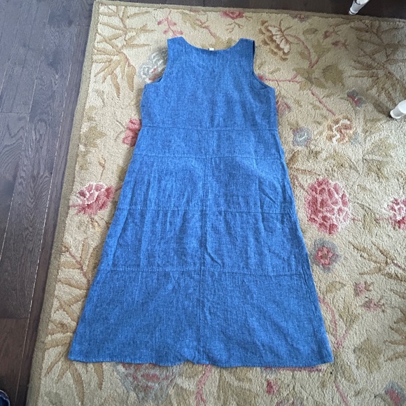 Pure J. Jill Seamed Linen Dress – Size Small – Deep River Multi – EUC - Picture 9 of 9